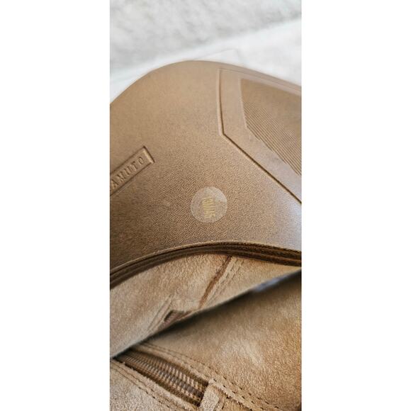 Tan Suede Ankle Boots - Picture 7 of 10